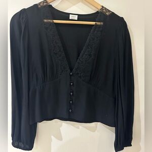 Wilfred lace button up top